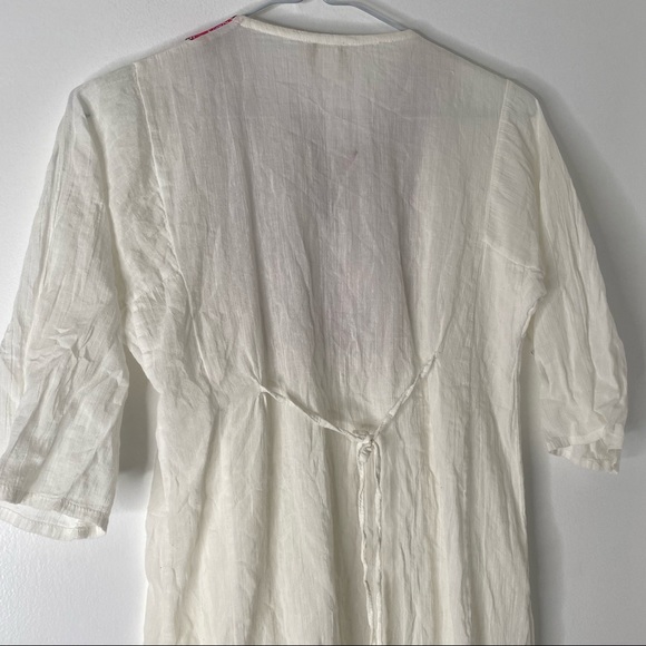 Delfina Made In Italy Cotton Paisley Tunic - Picture 7 of 8